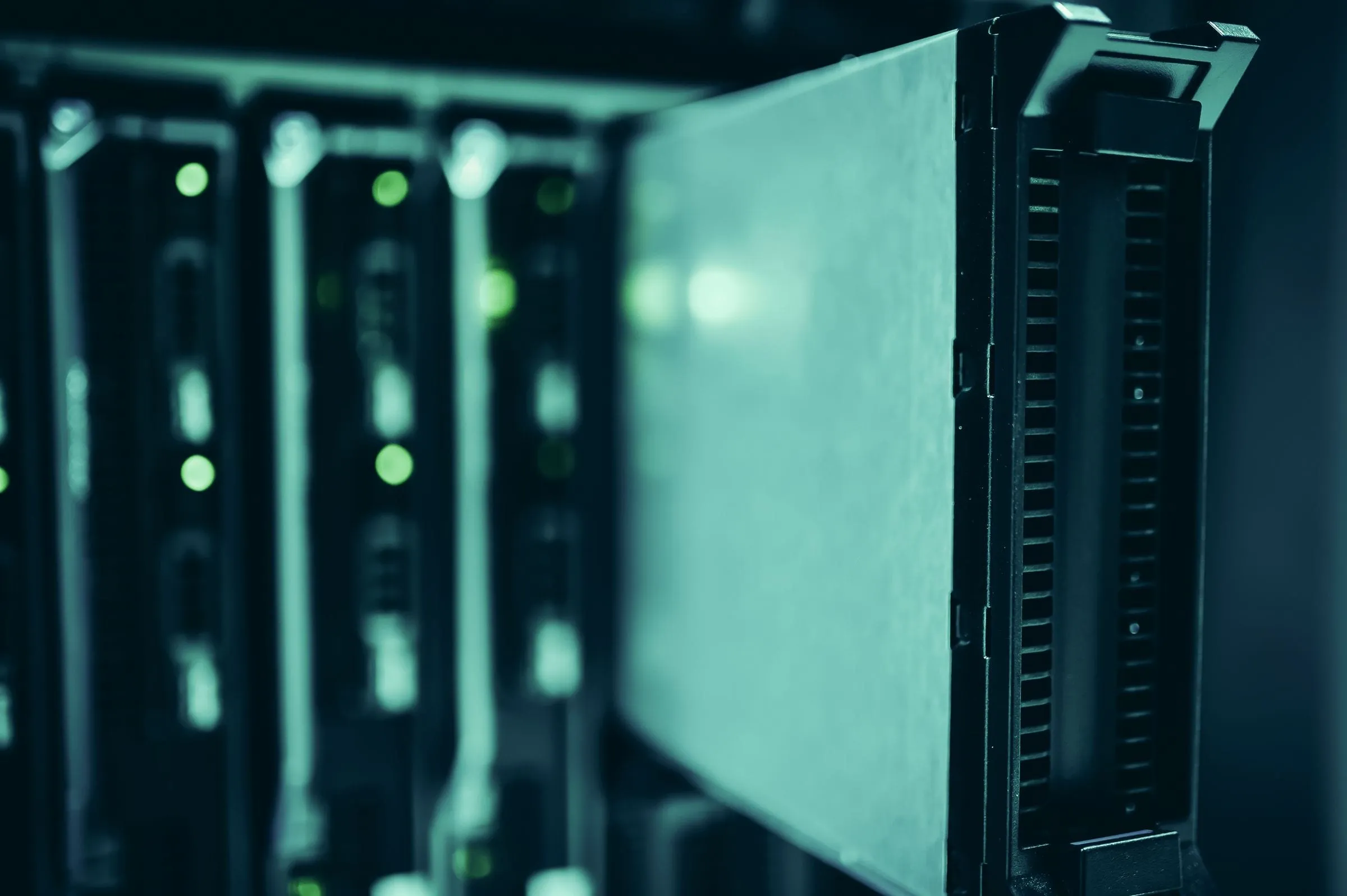 Server racks in a data centre